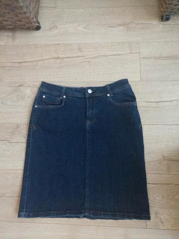 JeansRokje opdekniel.50cm Signal 38 blauw katoen 3xgedragen. beschikbaar voor biedingen