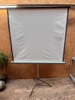 dia projectiescherm op voet, Ophalen, Zo goed als nieuw, Met scherm