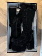 Demonia Camel 311 Plateau Laarzen - Zwart, Kleding | Dames, Schoenen, Ophalen of Verzenden, Nieuw, Zwart, Hoge laarzen