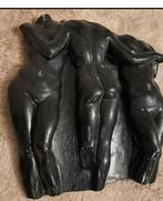 Unieke Zwart betonnen beeld erotische afbeelding, Ophalen of Verzenden