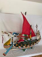 pinisi Klassieke Indonesische vissersboot, Ophalen, Zeilboot, Schaalmodel