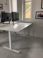 IKEA Trotten Zit-Sta Bureau Wit, Huis en Inrichting, Ophalen, In hoogte verstelbaar, Gebruikt, Stabureau