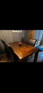 Houten Eettafel - 160x100x65cm, Huis en Inrichting, Tafels | Eettafels, Gebruikt, 150 tot 200 cm, Vier personen, Rechthoekig