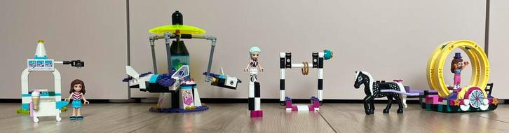 Twee LEGO setjes kermis en circus; 41128 en 41686, Kinderen en Baby's, Speelgoed | Duplo en Lego, Zo goed als nieuw, Lego, Complete set