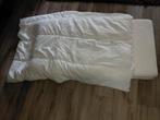 Ledikant Matrasje met dekbed en 4 dekbedovertreken, Ophalen, Zo goed als nieuw, Minder dan 140 cm, Minder dan 70 cm