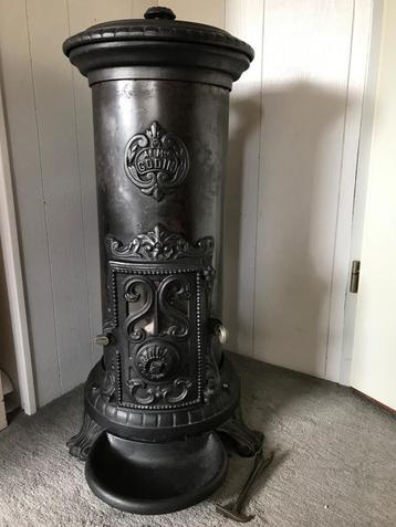 Gietijzer Godin houtkachel / allesbrander beschikbaar voor biedingen
