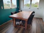 Prachtige robuuste houten eettafel 240x100cm, Huis en Inrichting, Complete eetkamers, Gebruikt, Ophalen