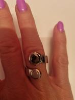 Melano ring met steentjes, maat 16,5, Ophalen of Verzenden, Dame, Zilver, Kleiner dan 17