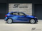 BMW 1-serie 118i Sport Line, Gebruikt, Blauw, Leder, 1265 kg