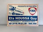 FINA oud reclamebord, Reclamebord, Gebruikt, Ophalen of Verzenden, Nvt