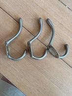 3 Chroom Garderobehaken (nieuw), Gebruikt, Wandhaken, Ophalen of Verzenden, Minder dan 100 cm