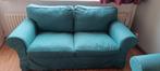 IKEA Ektorp Tweezitsbank - Turquoise, Huis en Inrichting, Banken | Bankstellen, Ophalen, Gebruikt, 150 tot 200 cm, Tweepersoons
