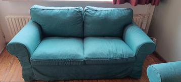 IKEA Ektorp Tweezitsbank - Turquoise beschikbaar voor biedingen