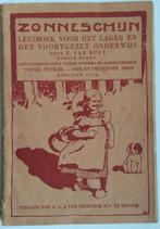 Zonneschijn, Leesboek Lager en Voortgezet Onderwijs (1934), Antiek en Kunst, Ophalen of Verzenden