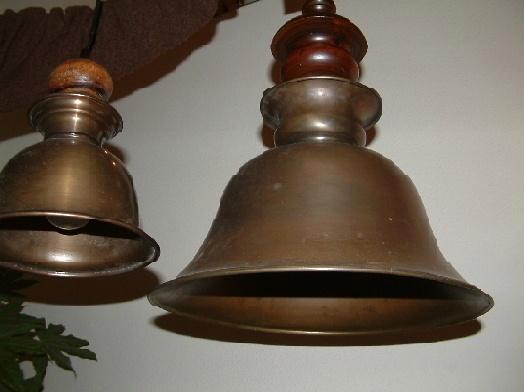 Bronzen lamp, Huis en Inrichting, Lampen | Tafellampen, Zo goed als nieuw, Minder dan 50 cm, Hout, Metaal, Ophalen
