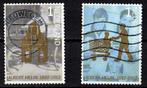 Nederland nr. 2905 en 2908 125 jaar Albert Heijn gestempeld, Postzegels en Munten, Na 1940, Ophalen of Verzenden, Gestempeld