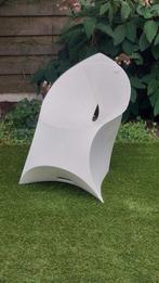 Opvouwbare tuinstoel wit Flux design, Ophalen, Gebruikt, Kunststof