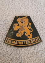 Mouwschild KNIL Nederland - Je Maintiendrai Embleem, Ophalen of Verzenden, Landmacht, Nederland, Embleem of Badge