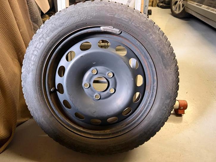 Winterbanden 205/55R16 met stalen velg VW Golf, Auto diversen, Auto-accessoires, Gebruikt, Ophalen