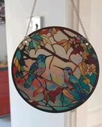 Ijsvogel raamhanger hanger ijsvogels kleurrijke bloemen boom, Ophalen of Verzenden, Zo goed als nieuw