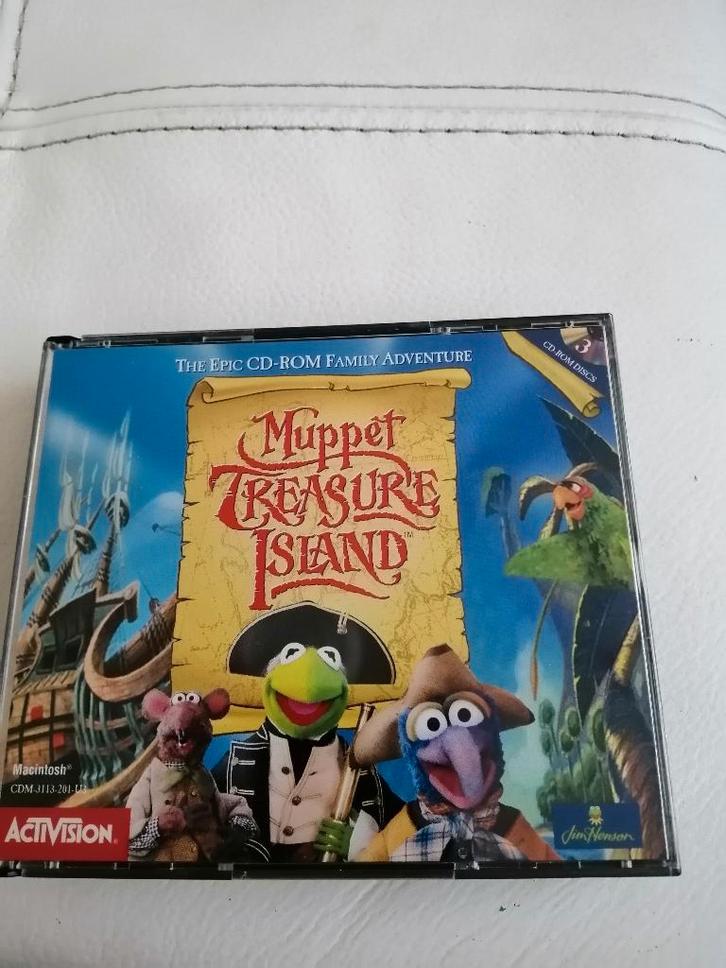 3 Cd rom game " Muppet treasure Island", Spelcomputers en Games, Games | Pc, Zo goed als nieuw, 1 speler, Vanaf 3 jaar, Ophalen of Verzenden