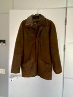 i629 Echt-leren jas maat L=52/54 lange winterjas leer bruin, Kleding | Heren, Maat 52/54 (L), Bruin, Ophalen of Verzenden, Zo goed als nieuw