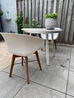 Hartman Amalia 2 x witte kuipstoelen, Tuin en Terras, Ophalen, Kunststof, Zo goed als nieuw, Stoel