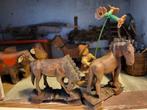 PAARDJES VAN HOUT. houtsnijwerk, Ophalen of Verzenden, Dier