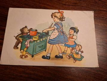 Te koop een ongelopen postkaart uit de jaren '50 beschikbaar voor biedingen