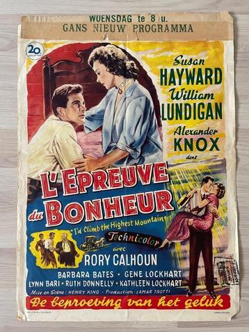 Filmposter met Susan Hayward. beschikbaar voor biedingen