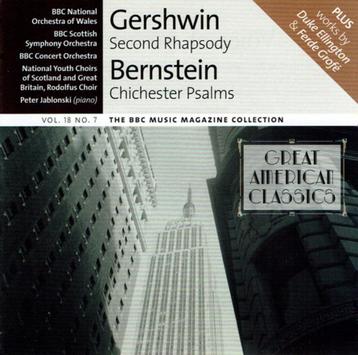 GERSHWIN Second rhapsody CD BBC BERNSTEIN Chichester psalms beschikbaar voor biedingen