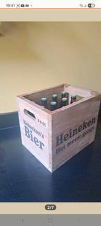 Heineken houten kratje, Verzamelen, Biermerken, Ophalen of Verzenden, Flesje(s), Heineken