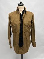 Shirt, Flannel, OD, Coat Style (Dec. 26, 1940) met stropdas, Verzamelen, Militaria | Tweede Wereldoorlog, Ophalen of Verzenden