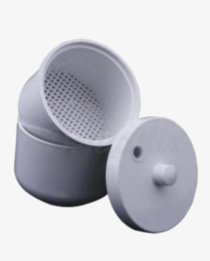 Freesbakje met deksel&tray ontsmetten freesjes/bitjes, Sieraden, Tassen en Uiterlijk, Uiterlijk | Lichaamsverzorging, Zo goed als nieuw