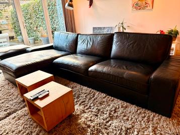Bijna gratis: IKEA Kivik leren 4-zitsbank met chaise longue - afbeelding 1