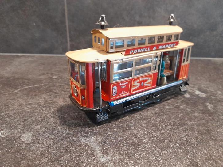 Blikken speelgoed Amerikaanse tram, Antiek en Kunst, Antiek | Speelgoed, Ophalen of Verzenden