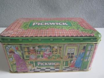 Pickwick theeblik in de bijzondere vorm van een winkeltje beschikbaar voor biedingen