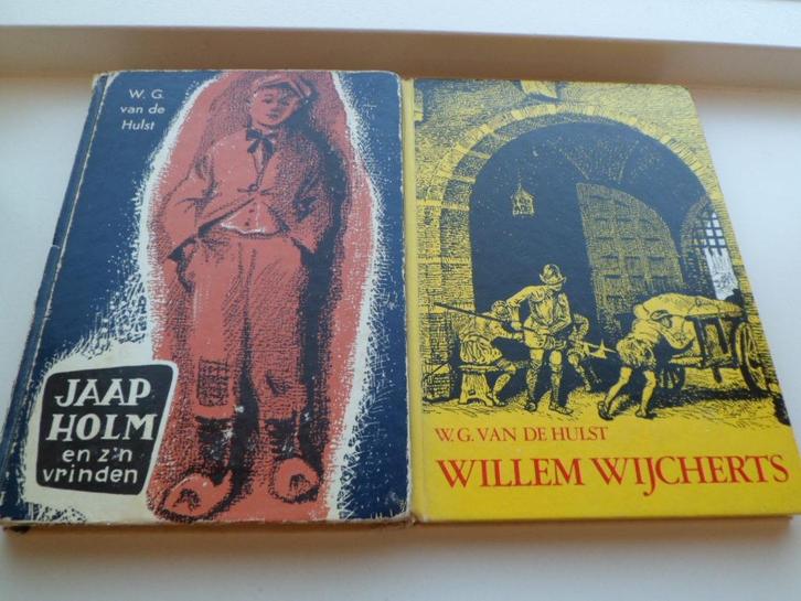 W.G van der Hulst Jaap Holm en z'n vrienden ( Willem Wijcher, Boeken, Kinderboeken | Jeugd | 10 tot 12 jaar, Gelezen, Ophalen of Verzenden