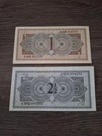 Setje mooie muntbiljetten 1949, 1 en 2,5 gulden Juliana, Ophalen of Verzenden