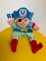 3479 hema handpop piraat, Kinderen en Baby's, Speelgoed | Knuffels en Pluche, Ophalen of Verzenden, Zo goed als nieuw, Overige typen