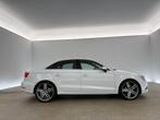 Audi A3 1.4 TFSI S-line Automaat 141PK Clima Cruise LED Navi, Auto's, Stof, Gebruikt, 4 cilinders, Wit