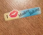 Sticker I Love Modern Talking, kus, mondje 11,5cm, Ophalen of Verzenden