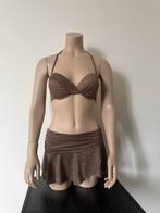 Mooie 3-delige bikini, Kleding | Dames, Badmode en Zwemkleding, Ophalen of Verzenden, Zo goed als nieuw, Bruin, Bikini