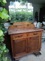 Antieke kast wastafel badkamermeubel kaptafel baby commode m, Antiek en Kunst, Ophalen of Verzenden