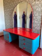 Vintage 60s kaptafel / dressoir / kast kinderkamer, Huis en Inrichting, Tafels | Kaptafels, Ophalen, Gebruikt, 100 tot 150 cm
