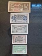 Set Duitse biljetten Tweede Wereldoorlog (#1), Ophalen of Verzenden, Landmacht, Duitsland