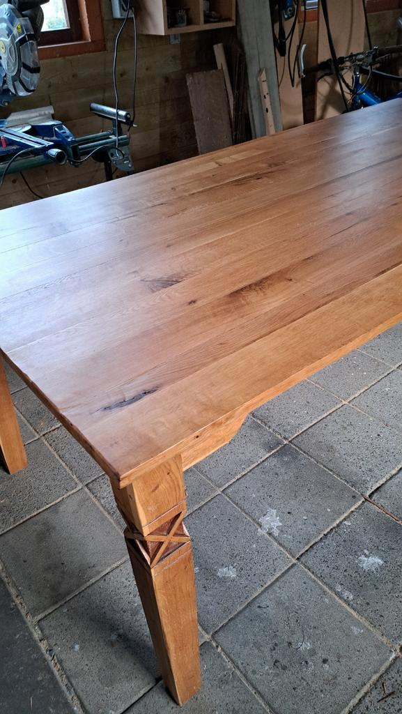 Mooie eikenhouten tafel - 100x200 cm, Huis en Inrichting, Tafels | Eettafels, Ophalen of Verzenden