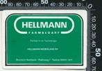 Sticker: Hellmann Farmbedarf - Boxmeer - Sambeek, Ophalen of Verzenden, Zo goed als nieuw, Bedrijf of Vereniging