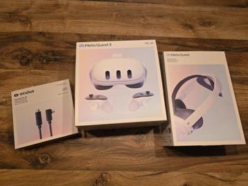 Meta Quest 3 128GB + Elite Strap + Kabel beschikbaar voor biedingen