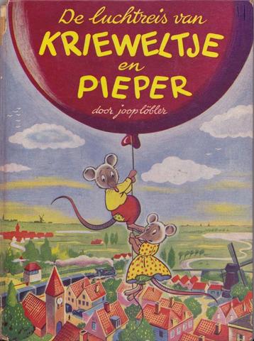 De luchtreis van Krieweltje en Pieper (Joop Löbler) beschikbaar voor biedingen